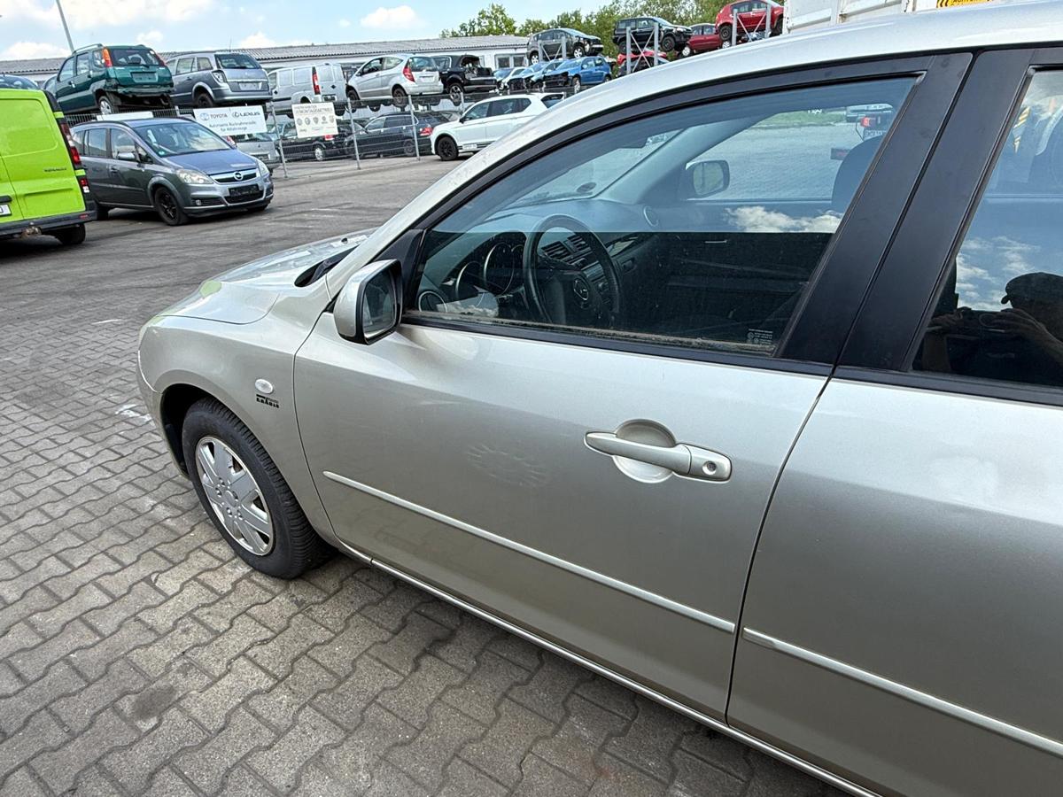 Mazda 3 BK original Tür vorn links 24E Sparkling Silver Fließheck Rohbau BJ05